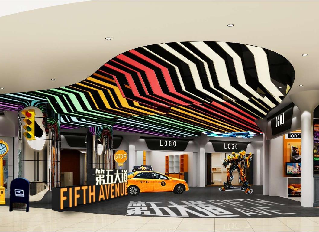 主題商業(yè)街區(qū)設計包裝,新年圣誕美陳設計制作-推薦漢谷文化